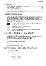 Предварительный просмотр 107 страницы Electrolux LFP226S User Manual