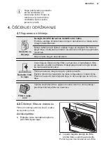 Предварительный просмотр 47 страницы Electrolux LFP416W User Manual