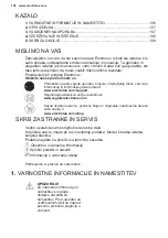 Предварительный просмотр 106 страницы Electrolux LFP416W User Manual