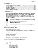 Предварительный просмотр 123 страницы Electrolux LFP416W User Manual