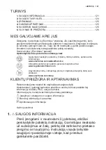 Preview for 121 page of Electrolux LFT316X User Manual