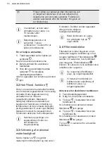 Предварительный просмотр 14 страницы Electrolux LFV416K User Manual