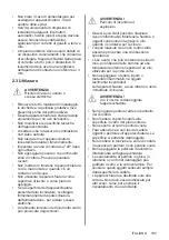 Preview for 105 page of Electrolux LHR3210CK User Manual