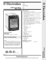 Предварительный просмотр 1 страницы Electrolux Libero 260914 Specification Sheet