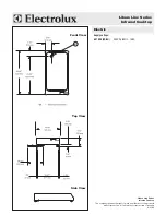 Предварительный просмотр 2 страницы Electrolux Libero Line 601595 Specification Sheet