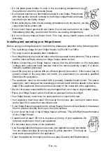 Preview for 10 page of Electrolux LNC7ME32W1 User Manual