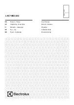 Preview for 1 page of Electrolux LNC7ME32X2 User Manual