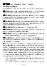 Preview for 5 page of Electrolux LNC7ME34W1 User Manual