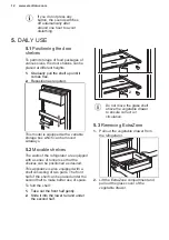 Предварительный просмотр 12 страницы Electrolux LNS9TE19S User Manual