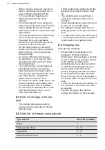 Preview for 12 page of Electrolux LNT3LE31W1 User Manual