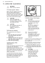 Preview for 14 page of Electrolux LNT3LE31W1 User Manual