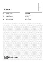 Preview for 1 page of Electrolux LNT5ME32U0 User Manual