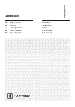 Electrolux LNT5ME36W0 User Manual preview