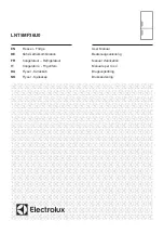 Preview for 1 page of Electrolux LNT5MF36U0 User Manual