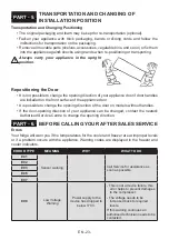 Preview for 23 page of Electrolux LNT7ME46W2 Instruction Manual