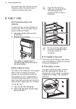 Preview for 12 page of Electrolux LNT7NF18S5 User Manual