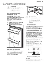 Предварительный просмотр 27 страницы Electrolux LRB1AF23W User Manual