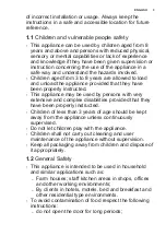 Preview for 3 page of Electrolux LRC4AF35W User Manual