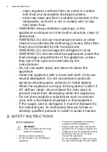 Preview for 4 page of Electrolux LRC4AF35W User Manual