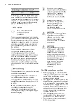 Preview for 8 page of Electrolux LRC4AF35W User Manual