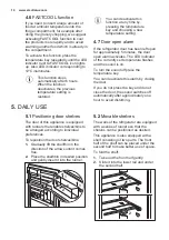 Предварительный просмотр 10 страницы Electrolux LRC6MF36W User Manual