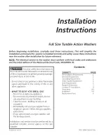 Electrolux LTF6700FS0 Installation Instructions Manual предпросмотр