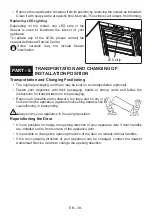 Предварительный просмотр 39 страницы Electrolux LUT5NF28W0 User Manual