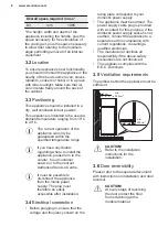 Preview for 8 page of Electrolux LUT6NE18C User Manual