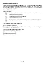 Preview for 4 page of Electrolux LUT7ME28W2 User Manual