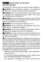 Preview for 5 page of Electrolux LUT7ME28W2 User Manual