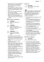 Preview for 5 page of Electrolux LXB3AF82R User Manual