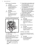 Предварительный просмотр 8 страницы Electrolux LYB3NF82R User Manual