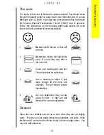 Preview for 21 page of Electrolux LYRIC 51 User Manual