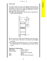 Preview for 23 page of Electrolux LYRIC 51 User Manual