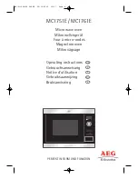 Electrolux MC1751E Operating Instructions Manual preview