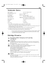 Предварительный просмотр 61 страницы Electrolux MC1751E Operating Instructions Manual