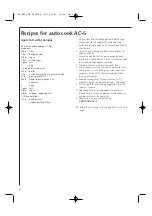 Предварительный просмотр 34 страницы Electrolux MCC4060E Operating Instructions Manual