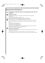 Предварительный просмотр 40 страницы Electrolux MCC4060E Operating Instructions Manual