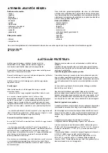 Preview for 12 page of Electrolux McCULLOCH Orkan 2200 Important Information Manual