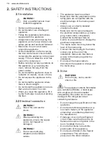 Предварительный просмотр 78 страницы Electrolux MD530NOCN User Manual