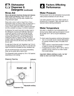 Предварительный просмотр 7 страницы Electrolux MDB125RHB3 Use & Care Manual