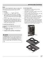 Preview for 17 page of Electrolux MFF3015 Use & Care Manual