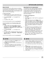 Preview for 21 page of Electrolux MFF3015 Use & Care Manual