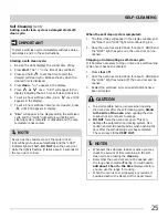 Preview for 25 page of Electrolux MFF3015 Use & Care Manual