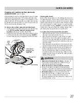 Preview for 27 page of Electrolux MFF3015 Use & Care Manual