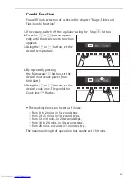 Предварительный просмотр 21 страницы Electrolux MICROMAT KB9810E User Information