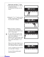 Предварительный просмотр 32 страницы Electrolux MICROMAT KB9810E User Information