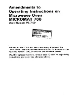 Preview for 72 page of Electrolux Micromat ML 7.60 Operating Instructions Manual