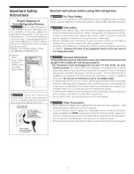 Preview for 3 page of Electrolux MRT18CSHD0 Owner'S Manual