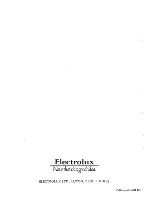 Preview for 26 page of Electrolux NF4076 Futurist Instruction Manual